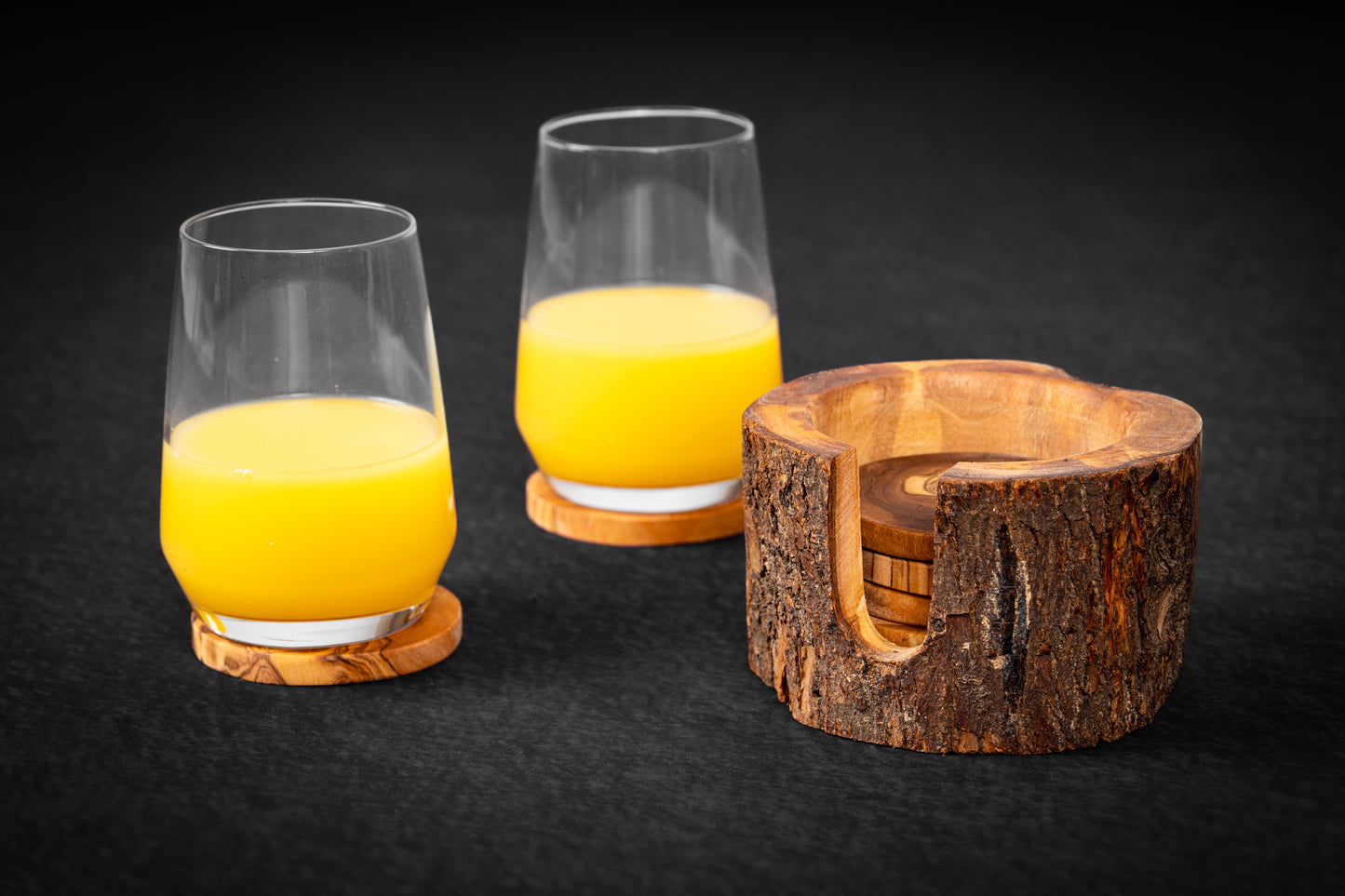 Dessous de verres avec support